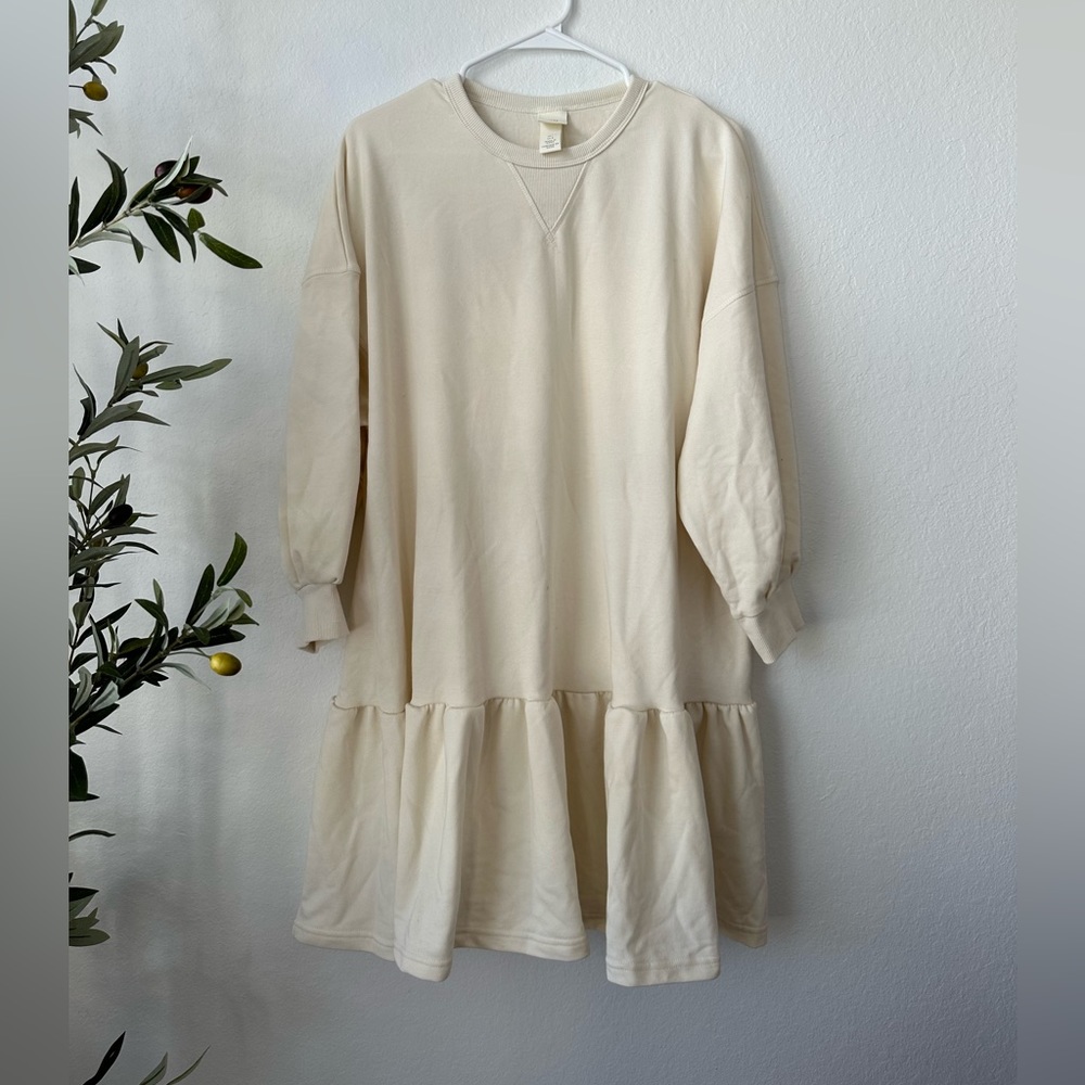 H&M cream dress